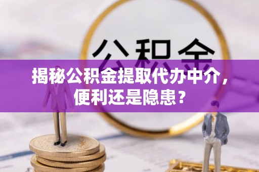 梅山揭秘公积金提取代办中介，便利还是隐患？