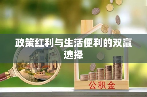 梅山政策红利与生活便利的双赢选择