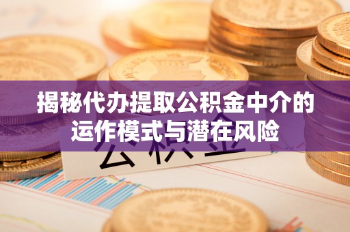 梅山揭秘代办提取公积金中介的运作模式与潜在风险