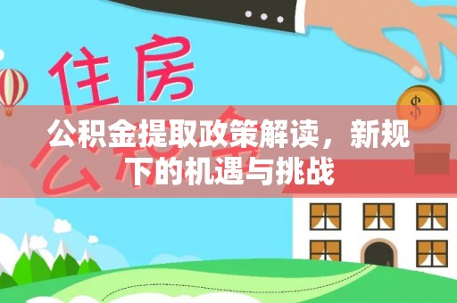 梅山公积金提取政策解读，新规下的机遇与挑战