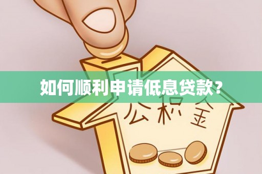 梅山如何顺利申请低息贷款？