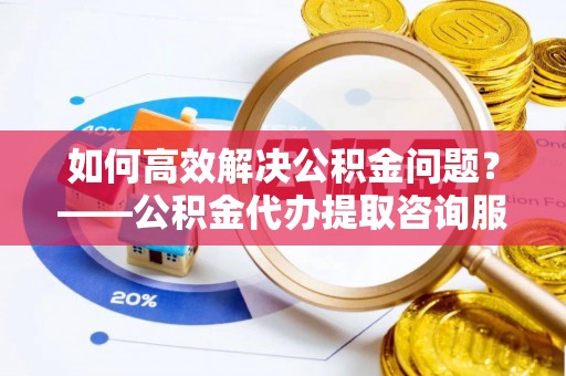 梅山如何高效解决公积金问题？——公积金代办提取咨询服务指南