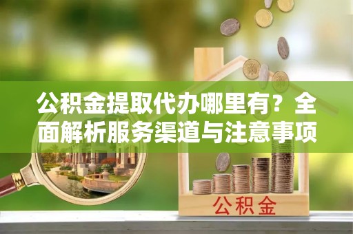 梅山公积金提取代办哪里有？全面解析服务渠道与注意事项