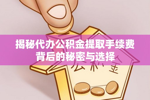 梅山揭秘代办公积金提取手续费背后的秘密与选择