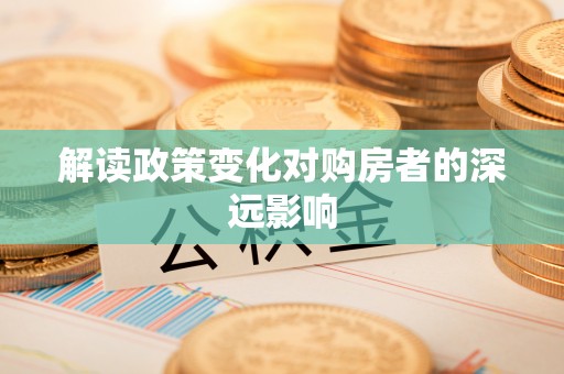梅山解读政策变化对购房者的深远影响