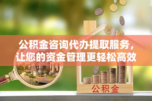 梅山公积金咨询代办提取服务，让您的资金管理更轻松高效