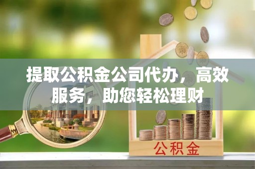 梅山提取公积金公司代办，高效服务，助您轻松理财