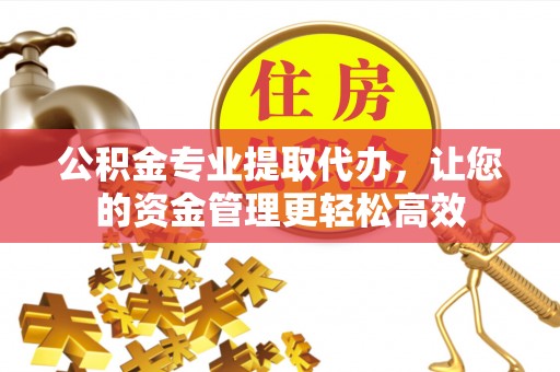 梅山公积金专业提取代办，让您的资金管理更轻松高效