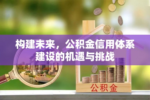 梅山构建未来，公积金信用体系建设的机遇与挑战