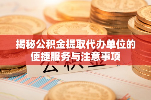 梅山揭秘公积金提取代办单位的便捷服务与注意事项