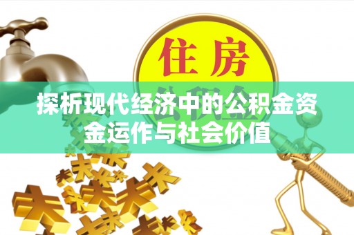 梅山探析现代经济中的公积金资金运作与社会价值