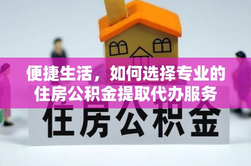 梅山便捷生活，如何选择专业的住房公积金提取代办服务