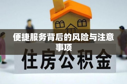 梅山便捷服务背后的风险与注意事项