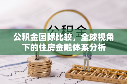 梅山公积金国际比较，全球视角下的住房金融体系分析
